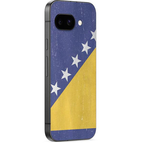 Bosnia and Herzegovina Flag Distressed Google Pixel 9a Skin